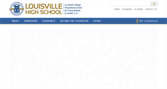 Desktop Screenshot of louisvillehs.org